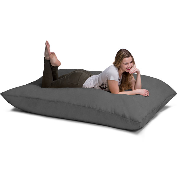 Bean bag chair with built in blanket and online pillow